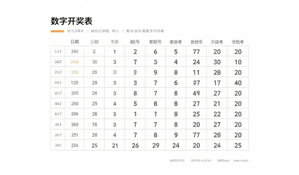 详细指南：如何高效阅读和理解今日开奖表